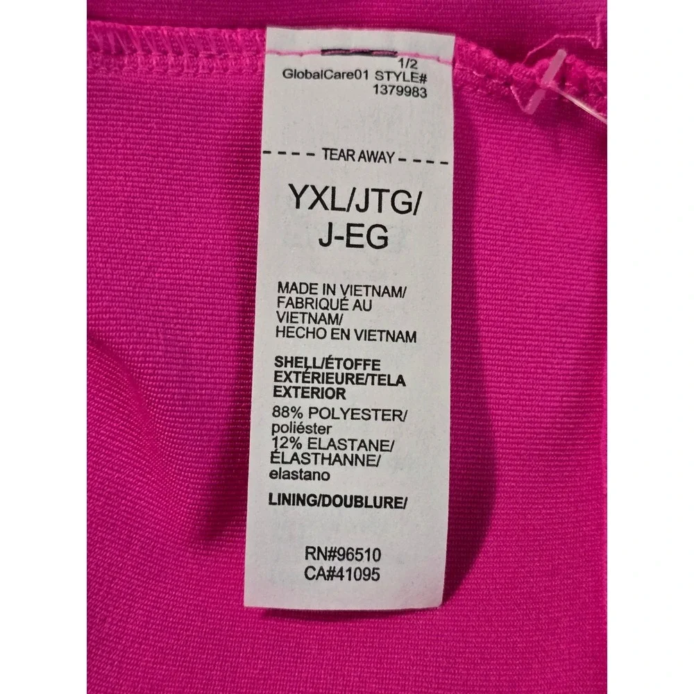 Under Armour Girls Pink Motion Crop Tank Top Racerback Fitted YXL 1379983 NWT